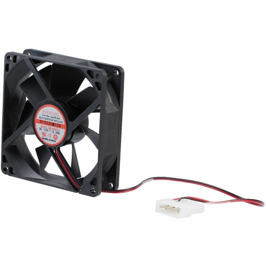 StarTech.com FANBOX92 StarTech.com 92x25mm Dual Ball Bearing Computer Case Fan w/ LP4 Connector - 2200 rpm - Plastic Fan Enclosure