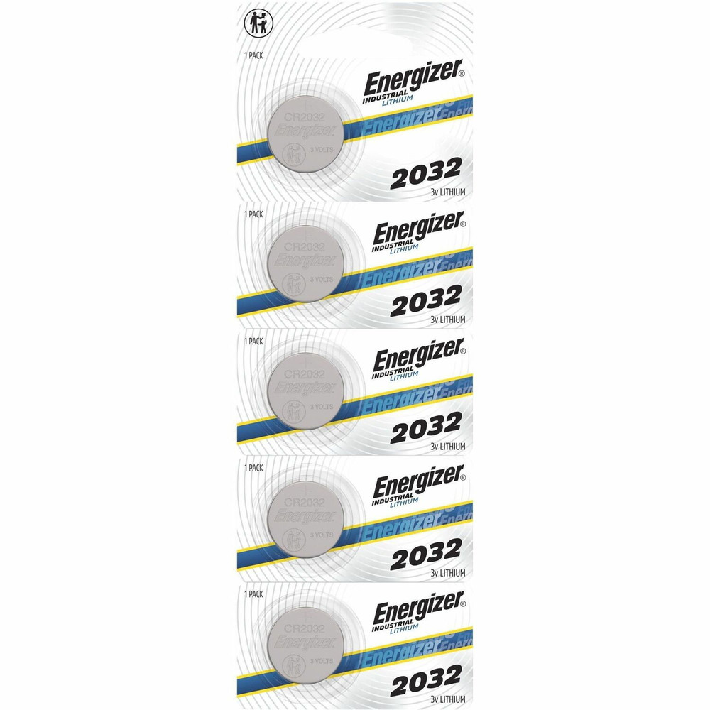 Energizer Holdings, Inc Energizer ECRN2032 Energizer Industrial 2032 Lithium Batteries, 2032 Energizer Industrial Lithium Batteries, 5 Pack