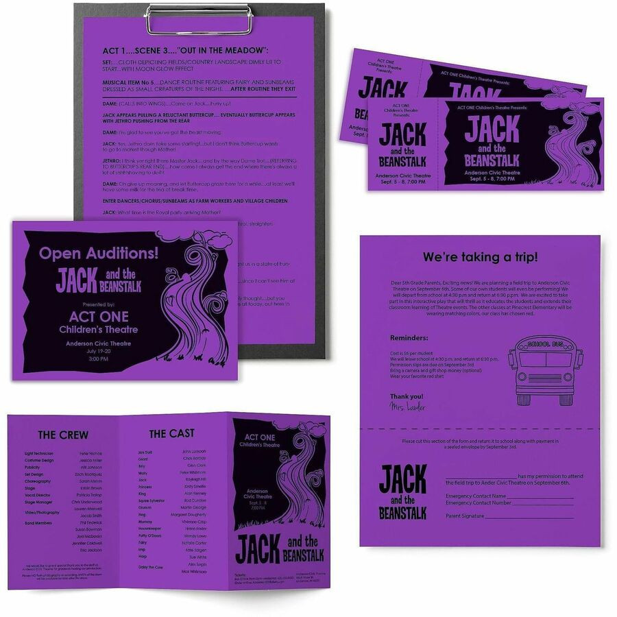 Neenah Paper, Inc Astrobrights 21961 Astrobrights Color Paper - Grape