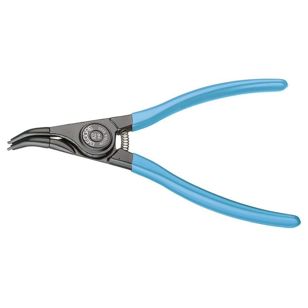Gedore 2015056 Retaining Ring Pliers; Tool Type: Circlip Plier ; Tip Angle: 45.00 ; Tip Diameter (mm): 1.80 ; Overall Length (mm): 179.0000 ; Handle Type: Dipped ; Body Material: Chrome Vanadium Steel