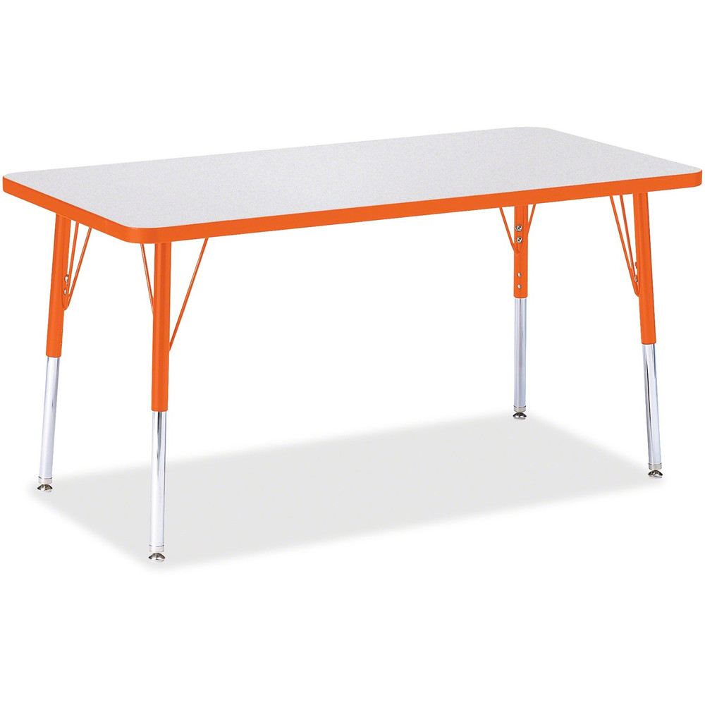 Jonti-Craft, Inc Jonti-Craft 6403JCA114 Jonti-Craft Berries Adult Height Color Edge Rectangle Table