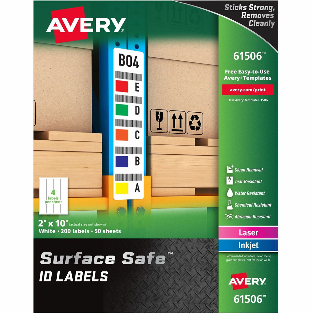 Avery Avery&reg; 61506 Avery&reg; Surface Safe ID Label