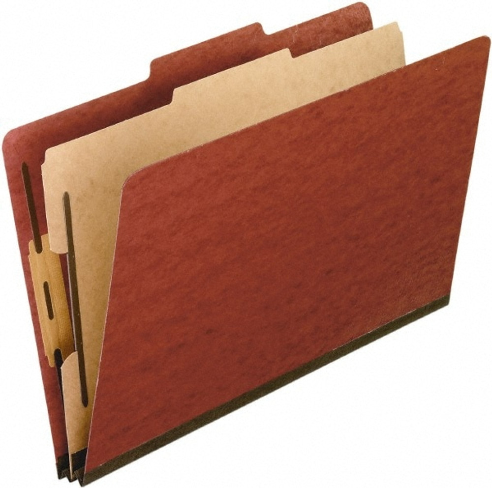 Pendaflex PFX2157R Classification Folder: Legal, Red, 10/Pack