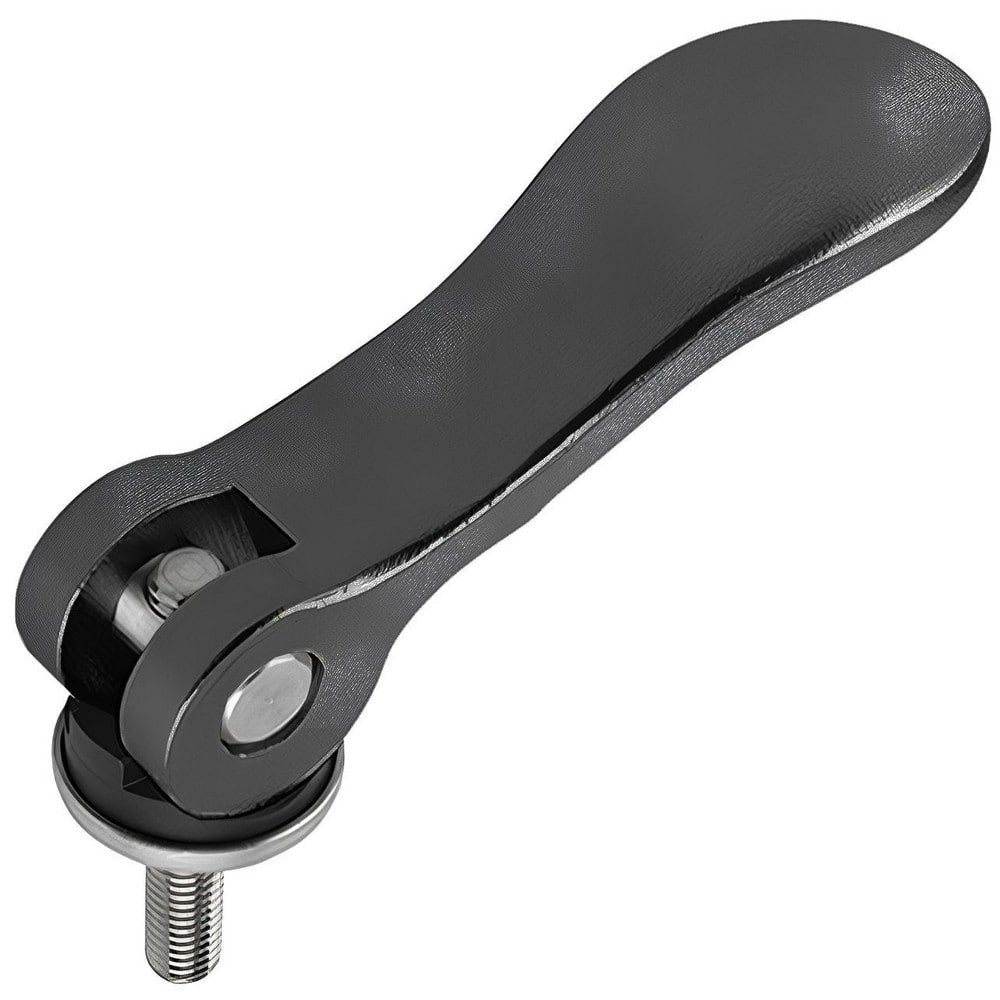 Jergens 41037 Clamp Cam Levers; Type: External Thread Cam Lever ; Hole Center to Lever End (Decimal Inch): 2.7700 ; Travel (Decimal Inch): 0.0500 ; Hole Center to Cam End (Decimal Inch): 1.7500 ; Hole Center to Cam Top (Decimal Inch): 0.3000 ; Hole D