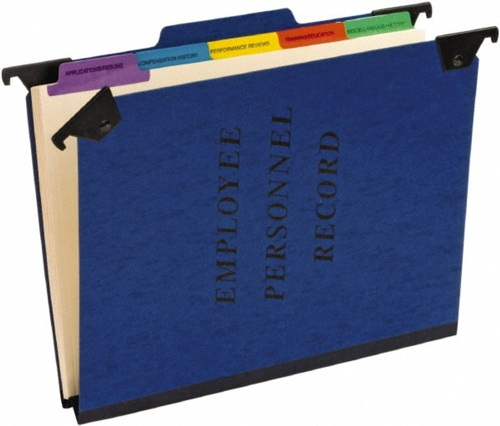 Pendaflex PFXSER2BL File Folders with Top Tab: Letter, Blue