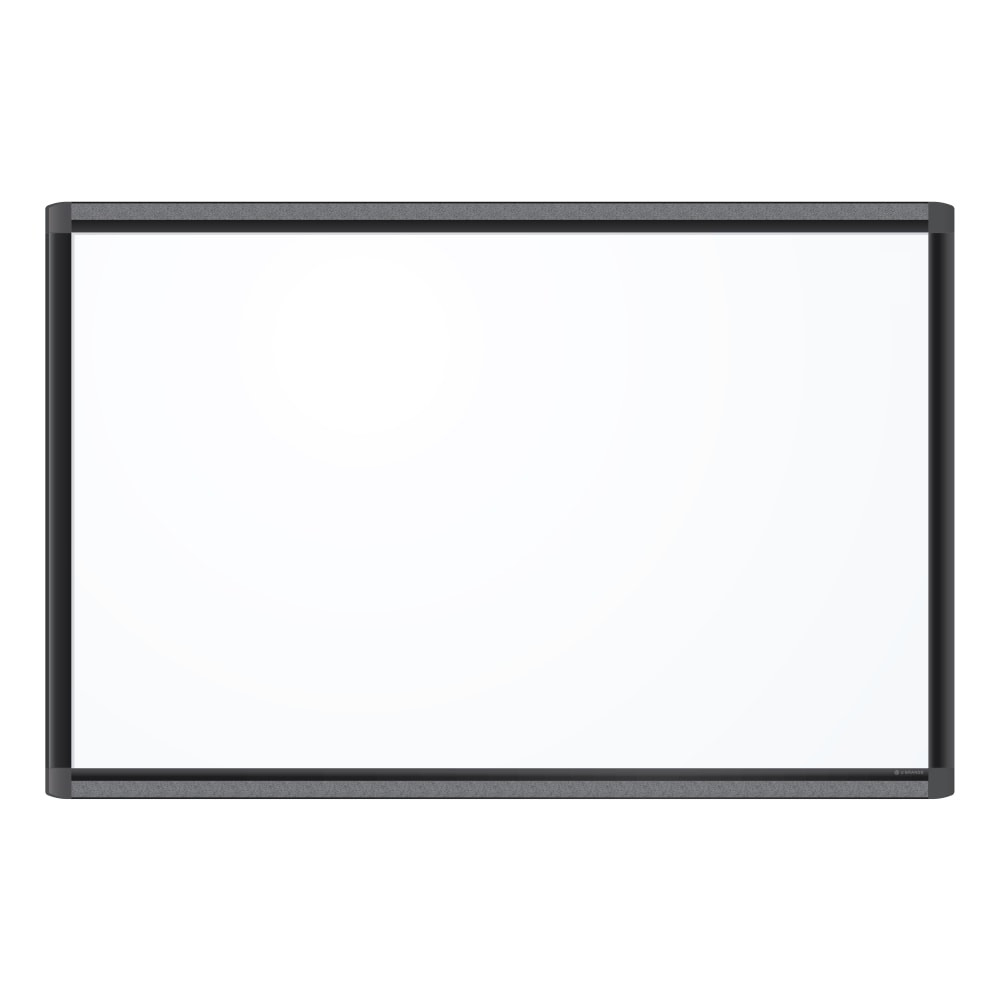 UBRANDS, LLC U Brands 3009U00-01  PINIT Magnetic Dry-Erase Board, 35in x 23in, White, Black Aluminum Frame