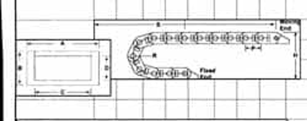 Igus E08-16-038-0 1 1 Ft. Long, Igumid G and Igumid NB, Snap Open Cable and Hose Carrier