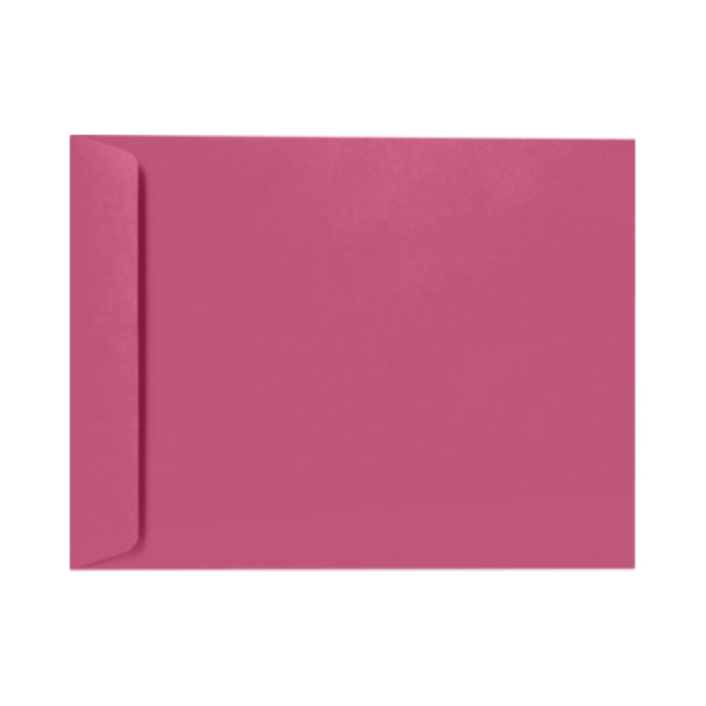 ACTION ENVELOPE EX4897-10-500 LUX Open-End 10in x 13in Envelopes, Peel & Press Closure, Magenta, Pack Of 500