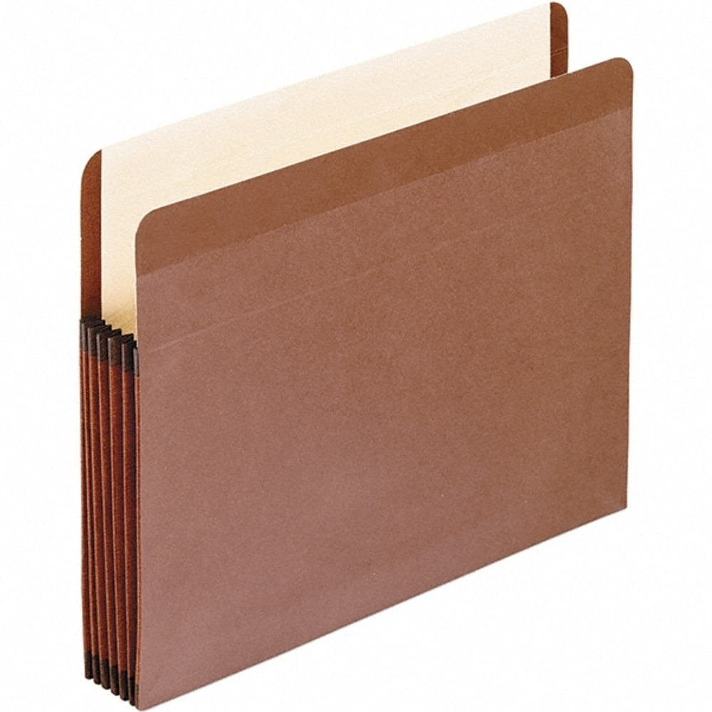 Pendaflex PFX85565 Expandable File Folder with Drop Front & End Tab Pocket: Legal, Brown, 5/Pack