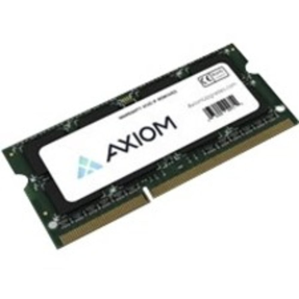 AXIOM MEMORY SOLUTIONS Axiom AX31600S11Z/4L  4GB DDR3L-1600 Low Voltage SODIMM - AX31600S11Z/4L - 4 GB - DDR3 SDRAM - 1600 MHz DDR3-1600/PC3-12800 - 1.35 V - Non-ECC - Unbuffered - 204-pin - SoDIMM