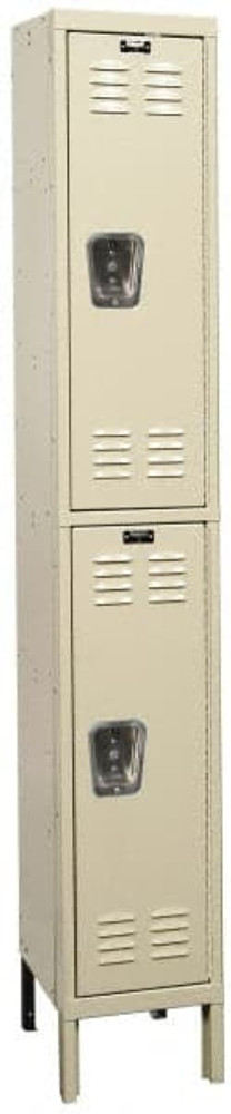 Hallowell U1286-2A-PT 1-Wide Locker: 12" Wide, 17" Deep, 66" High, Padlock