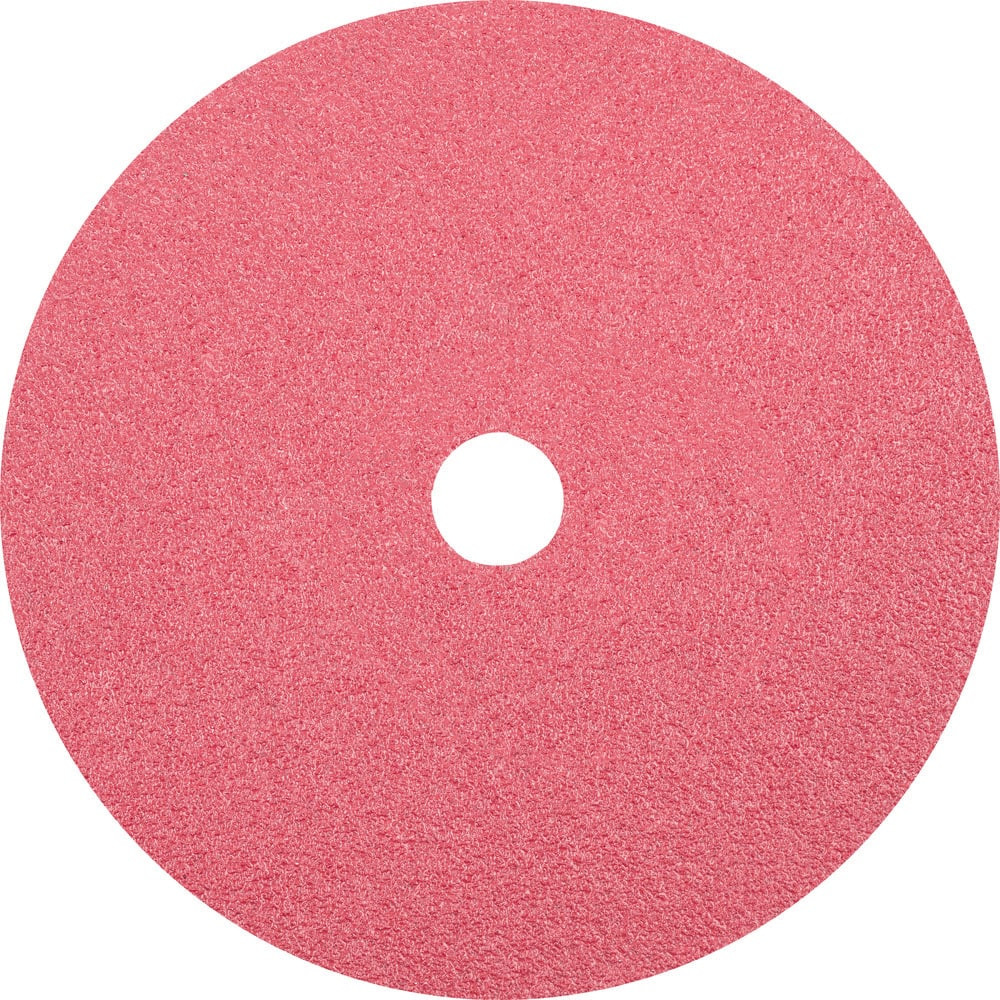 PFERD 62745 Fiber Disc: 7" Disc Dia, 7/8" Hole, 50 Grit, Ceramic