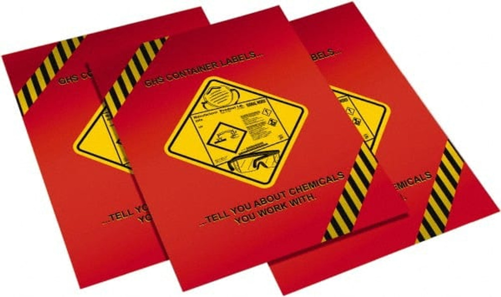 Marcom B0001560EX Pack of 15 GHS Container Labeling Training Booklets