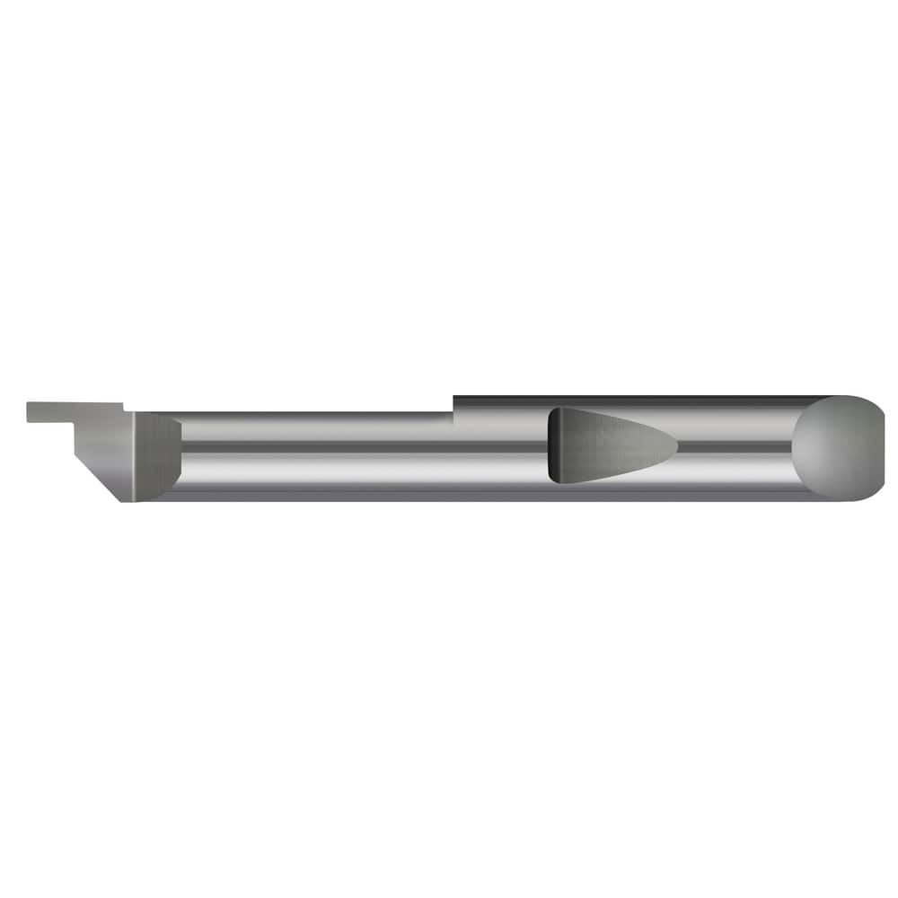 Micro 100 QFGIC3-7516 Grooving Tools; Grooving Tool Type: Face ; Cutting Direction: Right Hand ; Shank Diameter (Inch): 1/4 ; Overall Length (Decimal Inch): 2.5000 ; Material: Solid Carbide ; Interior/Exterior: Interior