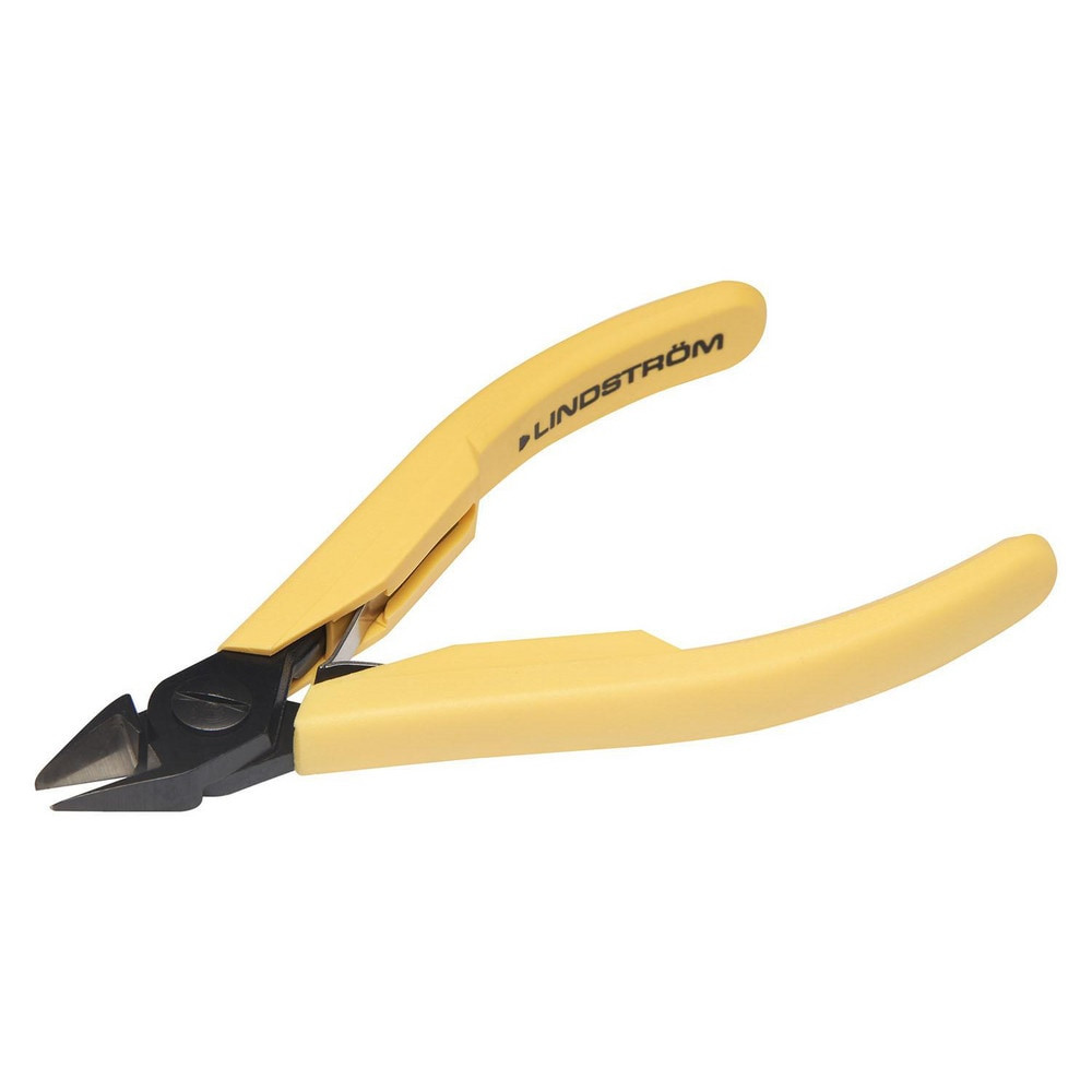 Lindstrom Tool 8155 Cutting Pliers; Insulated: No ; Jaw Length (Decimal Inch): 0.4900 ; Overall Length (Inch): 5-7/16 ; Overall Length (Decimal Inch): 5.4300 ; Jaw Width (Decimal Inch): 0.50 ; Head Style: Tapered