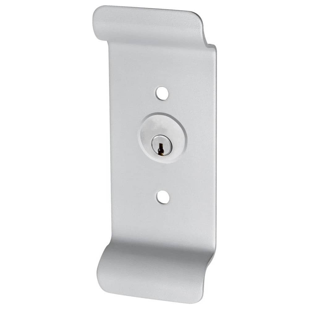 Hager 47RN ALM Pull-Type Handles; Handle Type: External ; Material: Aluminum ; Mount Type: Surface ; Finish: Aluminum ; Projection: 3 ; Handle Width: 2.5 in