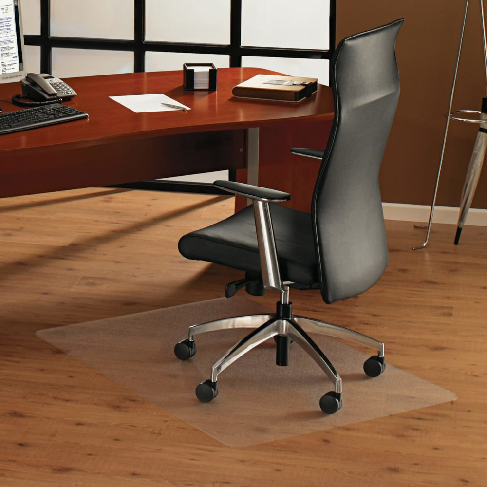 FLOORTEX 1213420ERA  ClearTex Ultimat Chair Mat For Hard Floors, Rectangular, 53inW x 48inD, Clear