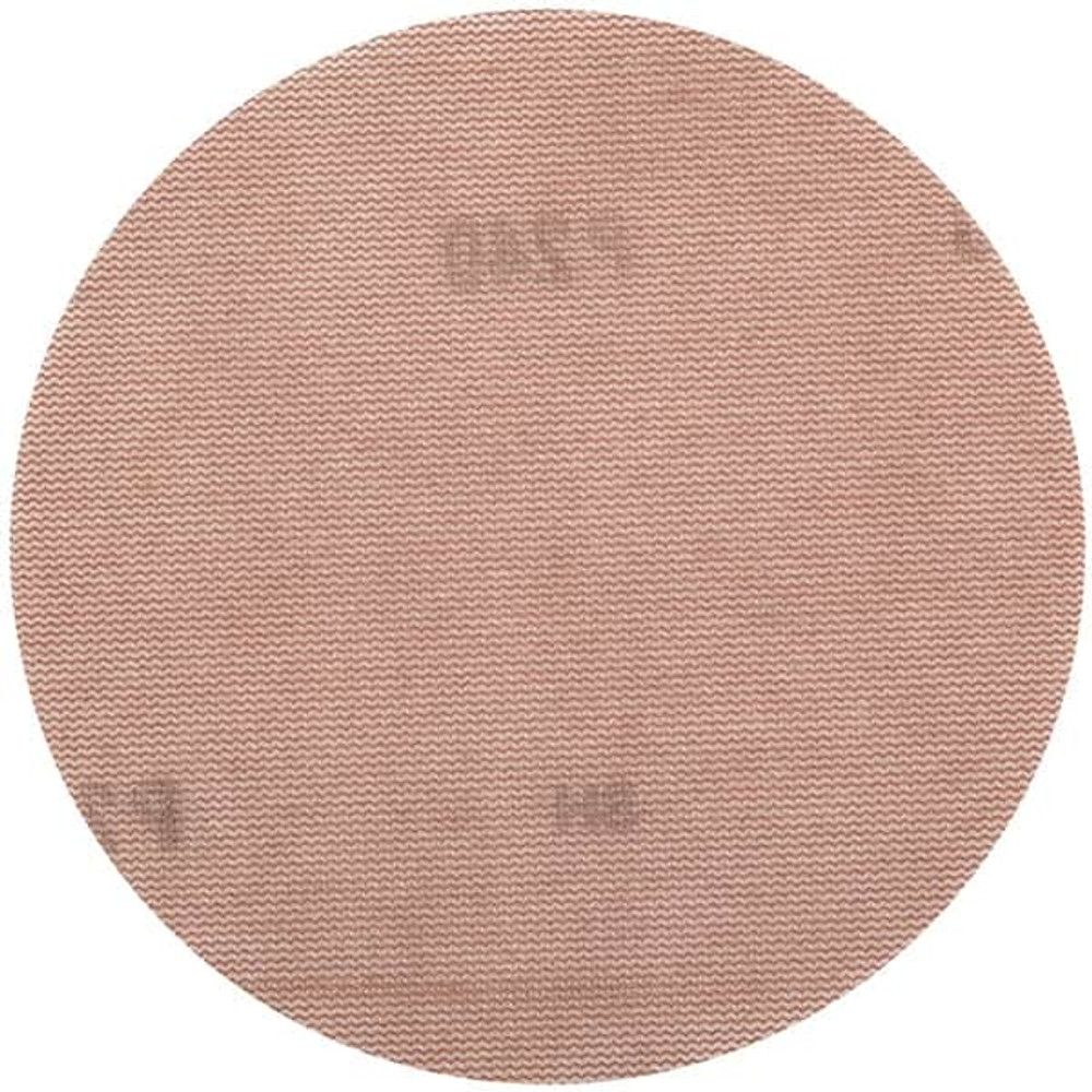 Norton 63642506455 Hook & Loop Disc: 5" Disc Dia, 240 Grit, Coated, Aluminum Oxide