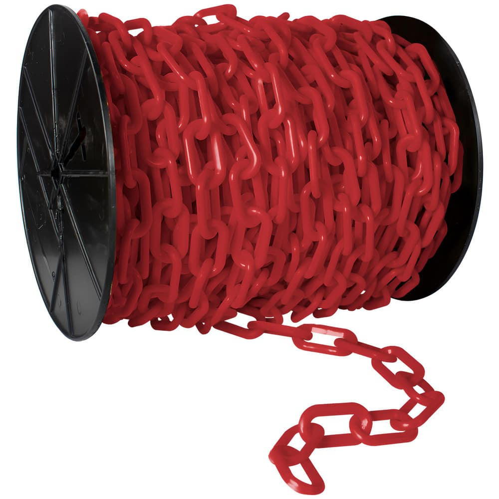 Mr. Chain 51105 Barrier Rope & Chain; Material: Plastic; Polyethylene ; Material: HDPE ; Type: Safety Chain ; Snap End Material: Plastic; Polyethylene ; Hook Fitting Material: Plastic ; Color: Red