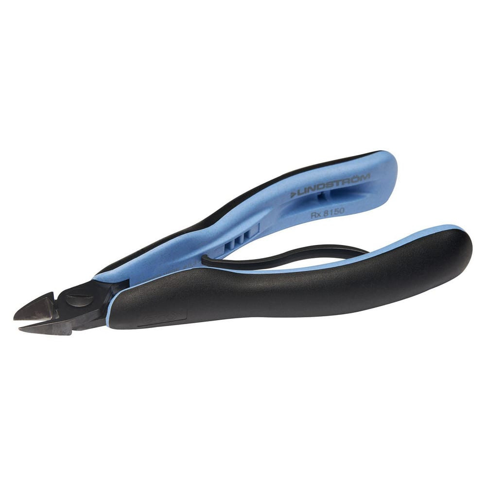 Lindstrom Tool RX8140PS Cutting Pliers; Insulated: No ; Jaw Length (Decimal Inch): 0.4100 ; Overall Length (Inch): 5-3/8 ; Overall Length (Decimal Inch): 5.3300 ; Jaw Width (Decimal Inch): 0.39 ; Head Style: Oval
