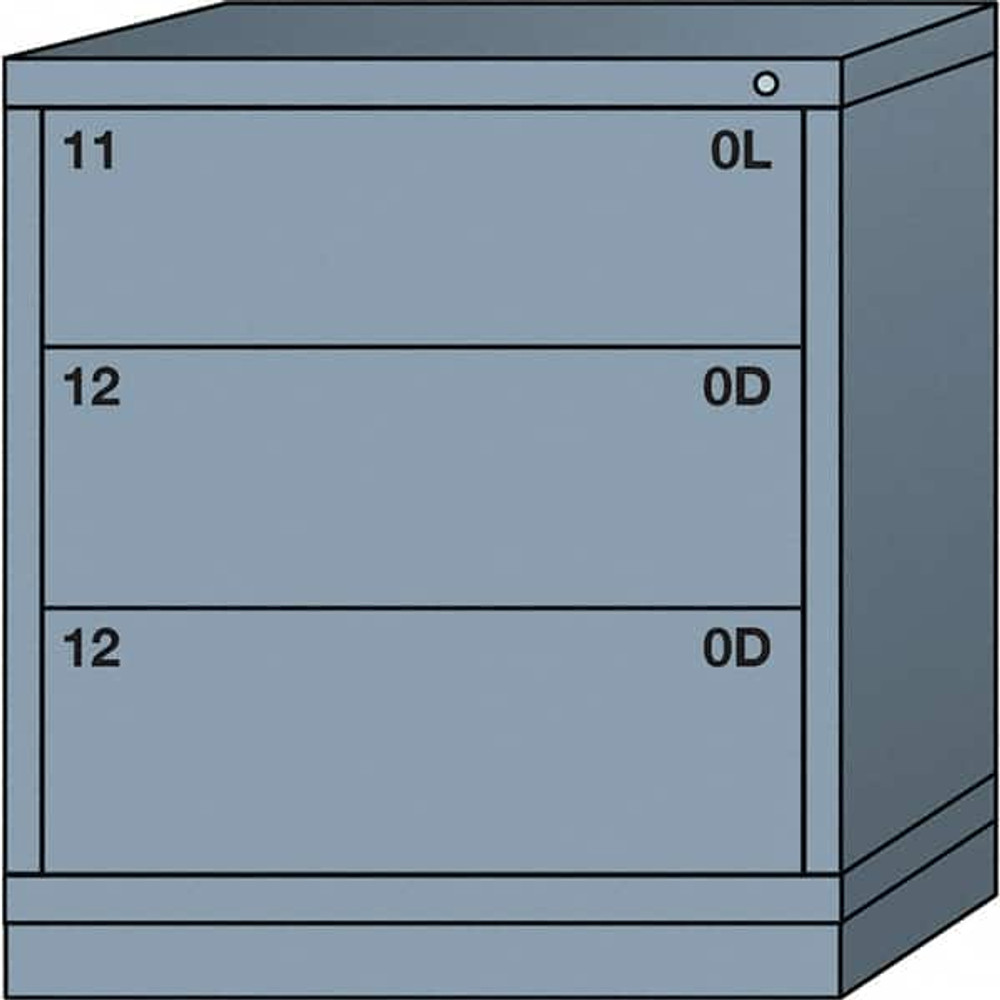 Lyon DDS3530301033IL Standard Bench Height - Single Drawer Access Steel Storage Cabinet: 30" Wide, 28-1/4" Deep, 33-1/4" High