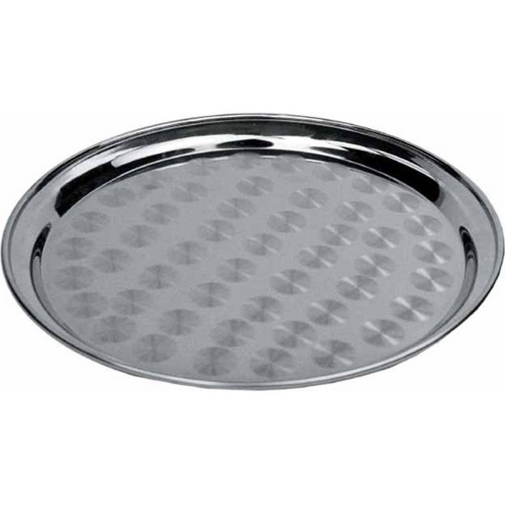 WINCO STRS-14  Stainless Steel Round Serving Tray, 14in