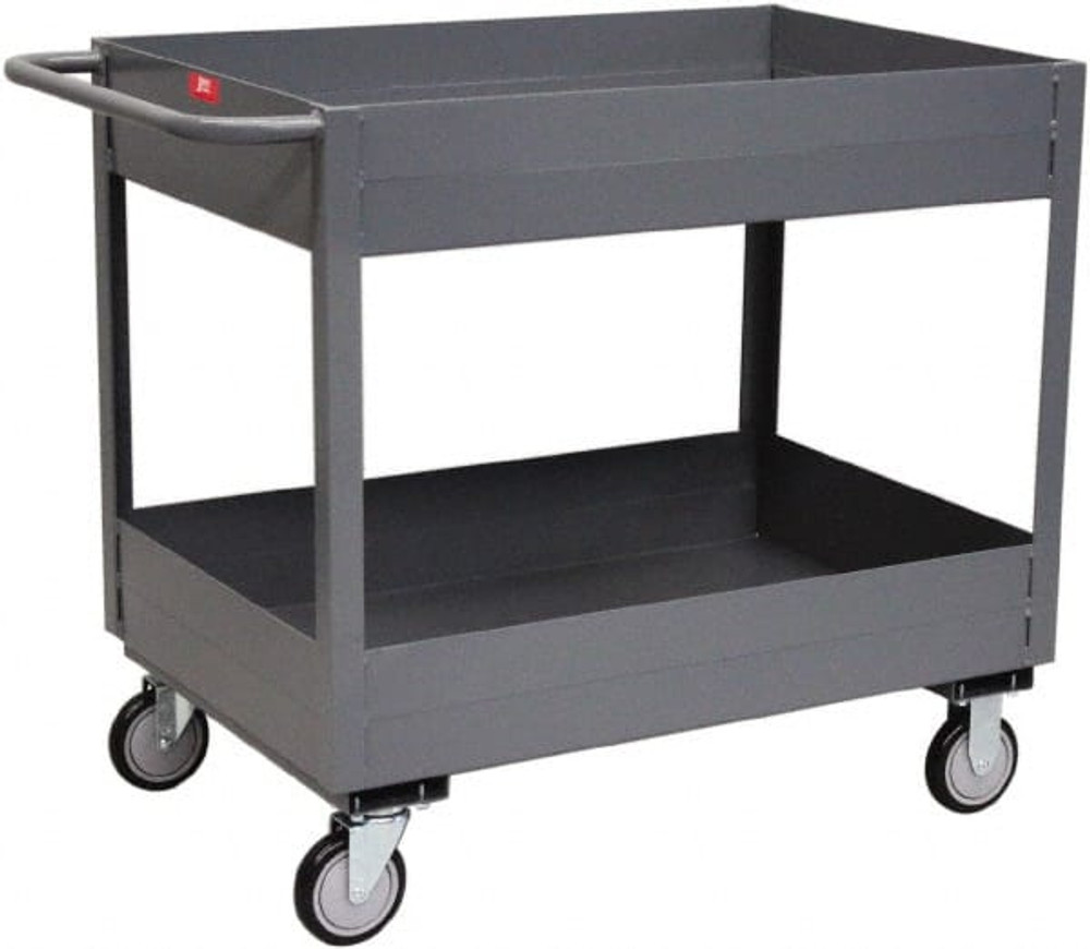 Jamco LS130-U5 Service Utility Cart: Steel, Gray