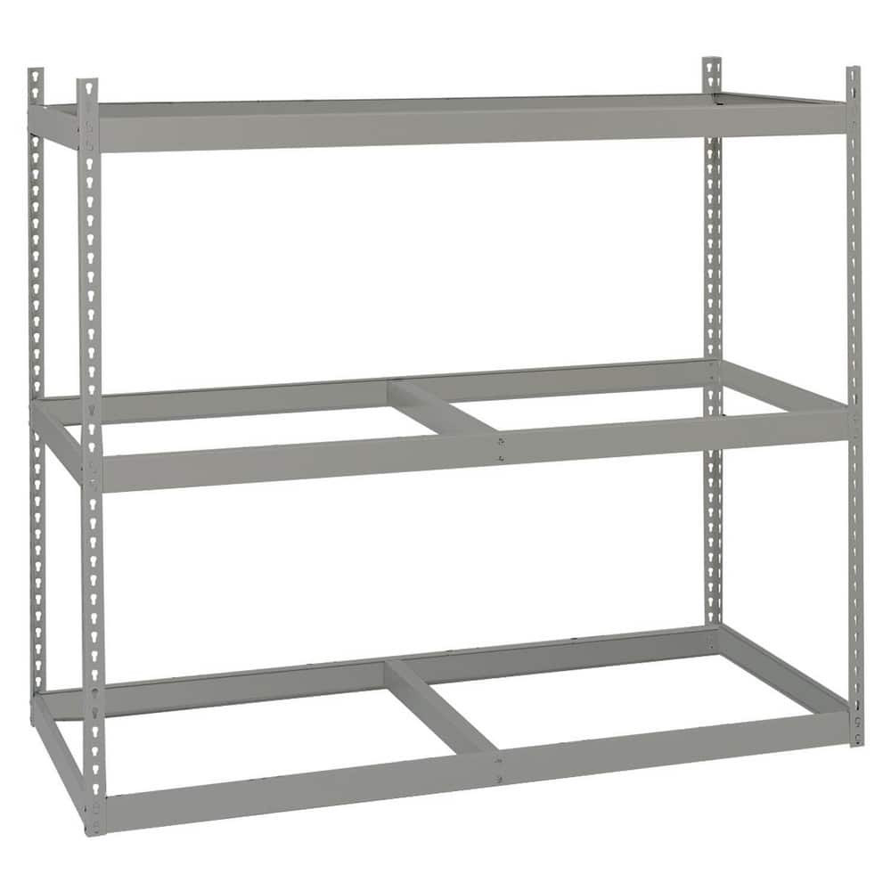 Lyon DD73031 Steel Shelving; Shelf Type: Adjustable ; Adjustment Type: Adjustable ; Boltless: Yes ; Shelf Capacity: 650lb ; Mount Type: Free Standing ; Assembled: No