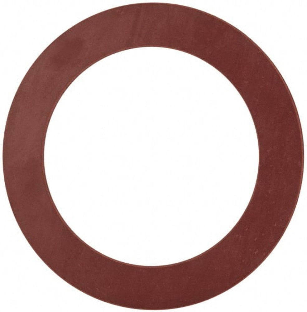 Made in USA 31947450 Flange Gasket: For 5" Pipe, 5-9/16" ID, 7-3/4" OD, 1/8" Thick, Red Rubber