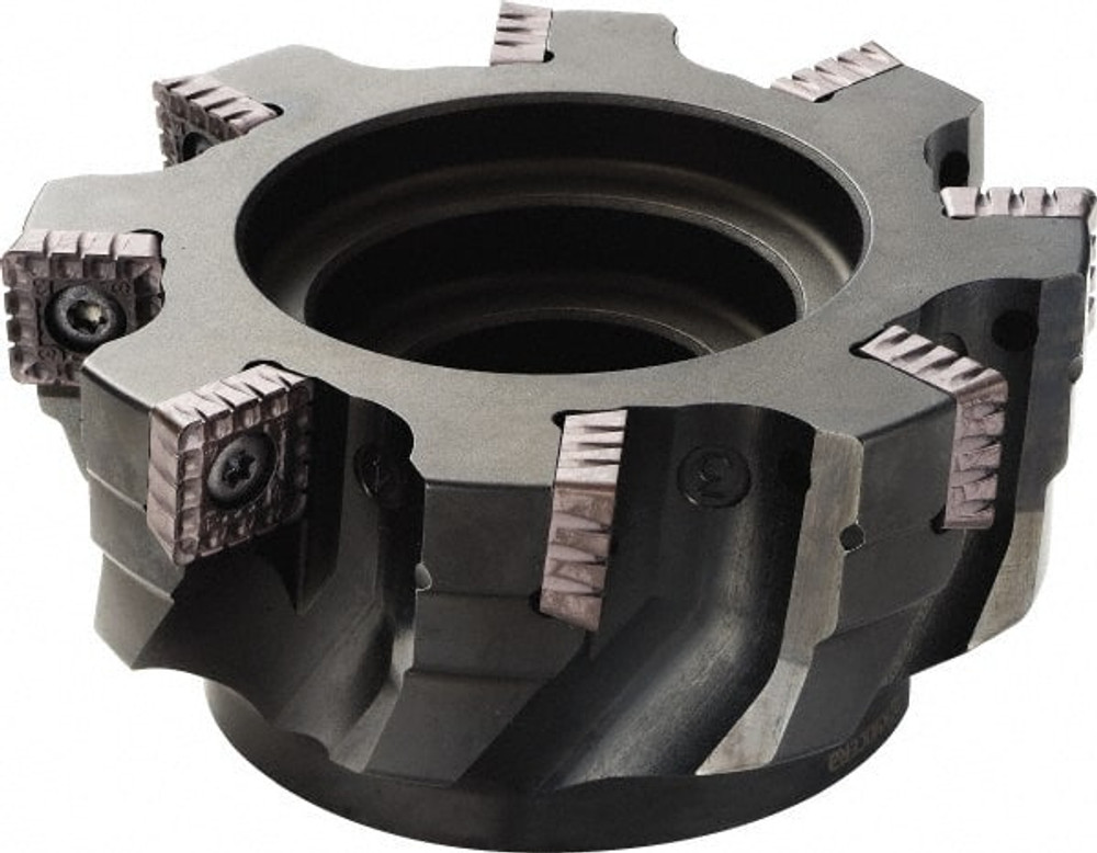 Kyocera THN01478 160mm Cut Diam, 2" Arbor Hole Diam, 16.5mm Max Depth, Indexable Square-Shoulder Face Mill