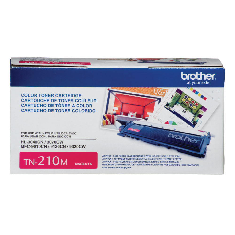 BROTHER INTL CORP TN210M Brother TN-210 Magenta Toner Cartridge, TN-210M
