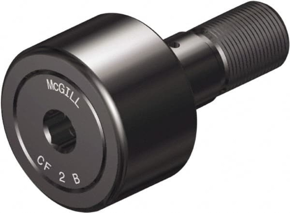 McGill CF 1 5/8 SB CF 1 5/8 SB 1-5/8" Roller Diam x 7/8" Width, 5/8" Stud Diam x 1-1/2" Length, Sealed Stud Cam Follower with Hex