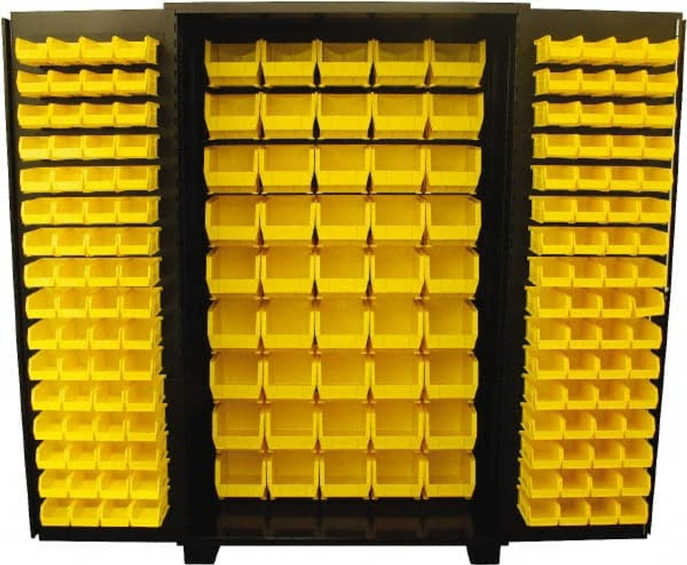 Jamco DZ248-BL Bin Storage Cabinet: 48" Wide, 24" Deep, 78" High