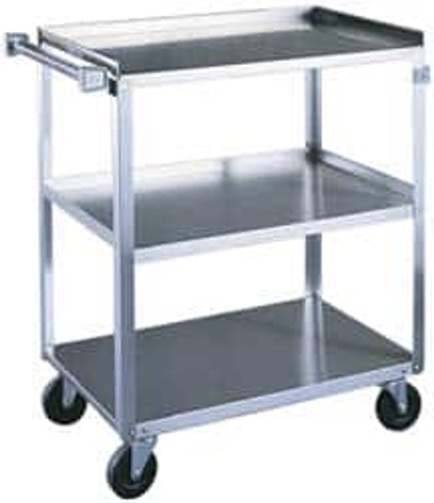 Lakeside 411 Standard Utility Cart: Stainless Steel