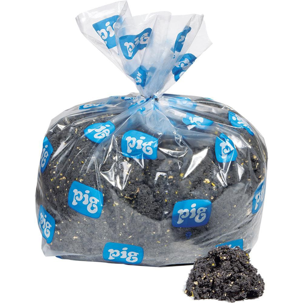 New Pig PLP205 Granular Sorbents/Absorbents; Product Type: Absorbent ; Application: General Absorbent ; Container Size: 14 Lb ; Container Type: Bag ; Total Package Absorption Capacity: 23gal ; Material: Polypropylene