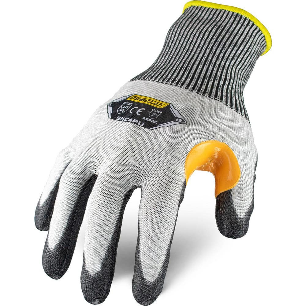 ironCLAD SKC4PU-05-XL Puncture-Resistant Gloves:  Size  X-Large,  ANSI Cut  A4,  ANSI Puncture  4,  Polyurethane,  HPPE Steel Blended Knit