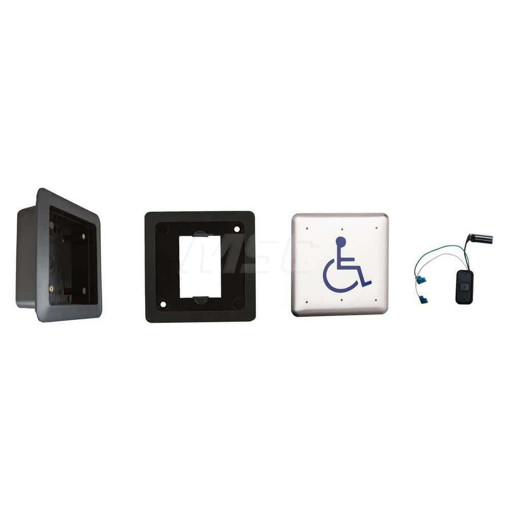 LCN 8310-3853TWF Electromagnet Lock Accessories; Accessory Type: Wireless Pushplate ; For Use With: Touchless Actuators ; Material: Stainless Steel