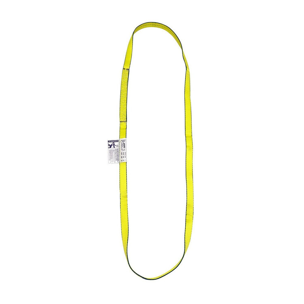 Lift America S151053 Endless Sling: 1" Wide, 6' Long, 3,200 lb Vertical, 2,500 lb Choker, 6,400 lb Basket, Polyester