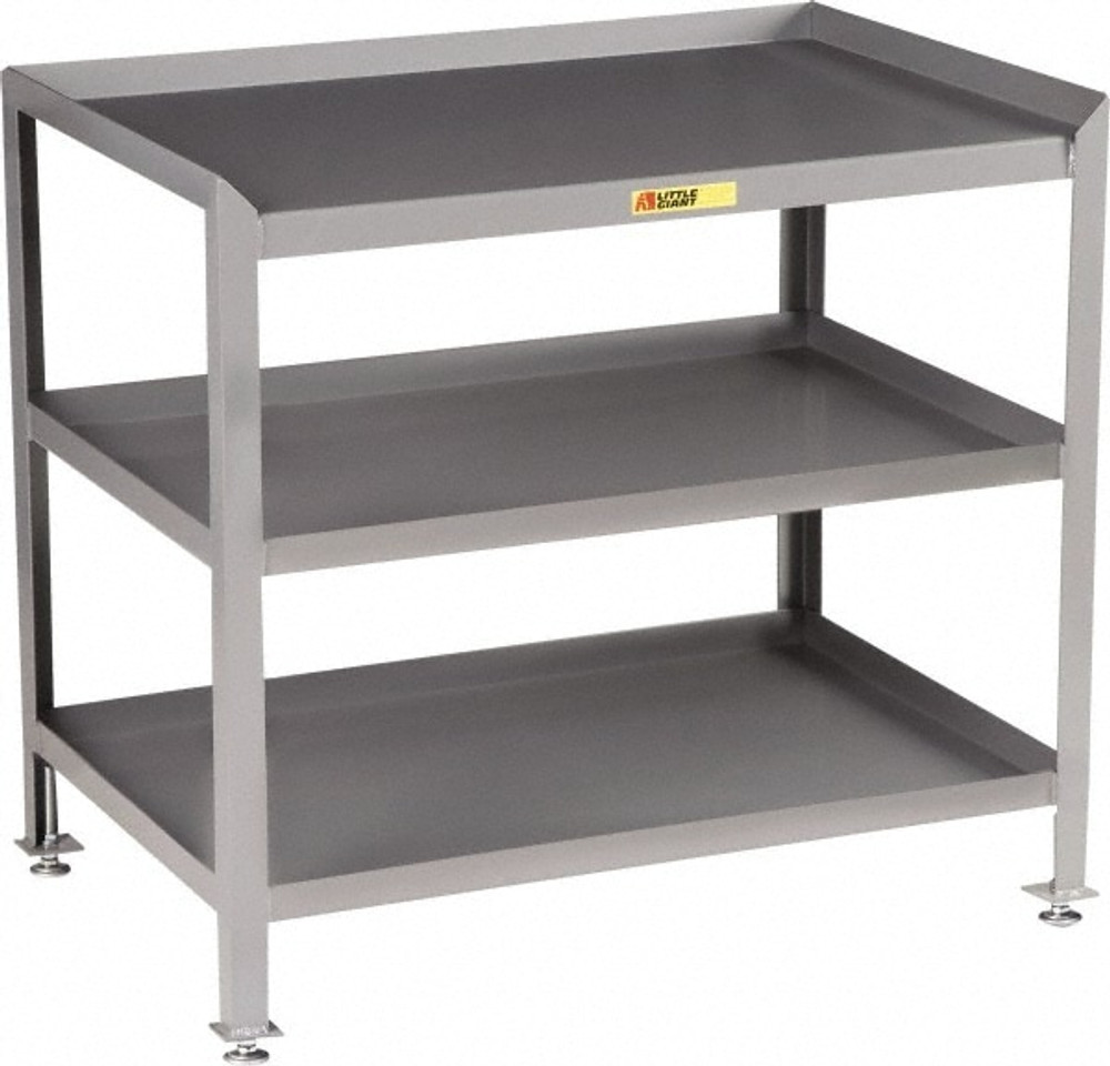 Little Giant. 3SW-2448-LL Stationary Workstation: 24" Wide, 48" Deep, 39" High, 2,000 lb Capacity