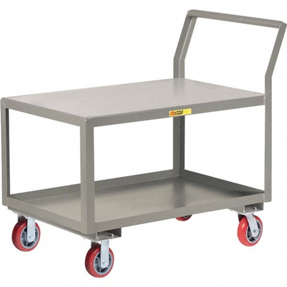 Little Giant. GCK-2436-6PY Utility Cart: Steel, Gray