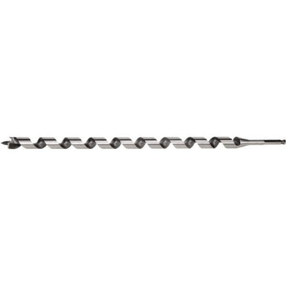 Irwin 1826305 13/16", 5/8" Diam Hex Shank, 18" Overall Length with 15" Twist, Utility Auger Bit