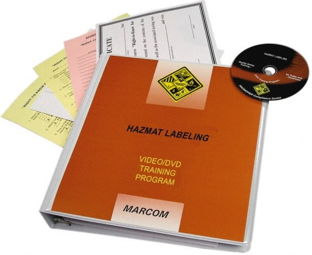 Marcom V000HAL9EW HazMat Labeling, Multimedia Training Kit