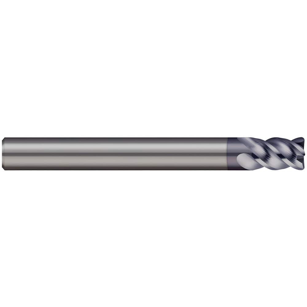 Micro 100 HMCM-0610-4X Corner Radius End Mill: 6 mm Dia, 13 mm LOC, 1 mm Radius, 4 Flutes, Solid Carbide