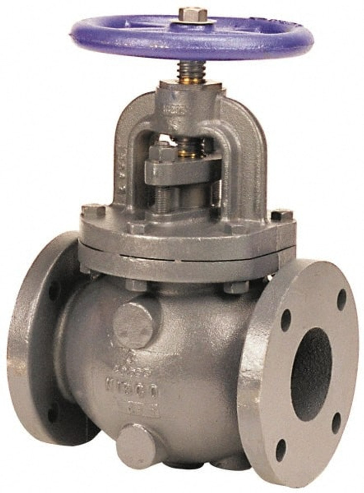 NIBCO NHC300D 2" Pipe, Flanged Ends, Iron Renewable Globe Valve