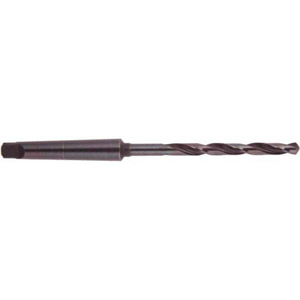 National Twist Drill 010176AW Taper Shank Drill Bit: 2.75" Dia, 5MT, 118 °, High Speed Steel