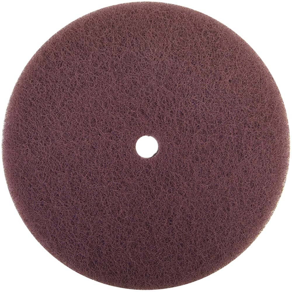 Merit Abrasives 66254491135 Deburring Disc: 4-1/2" Dia, 7/8" Hole, Medium Grade, Aluminum Oxide