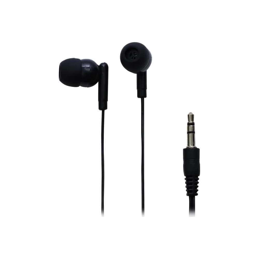 CALIFONE INTERNATIONAL, INC. AVID 1AE215HPBLKSTK  AE-215 - Earphones - in-ear - wired - 3.5 mm jack - black