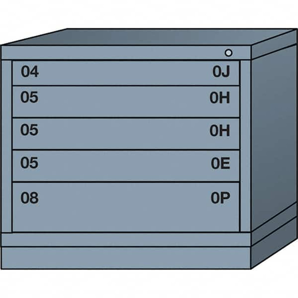 Lyon DDS273030000BIL Standard Desk Height - Single Drawer Access Steel Storage Cabinet: 30" Wide, 28-1/4" Deep, 26-7/8" High