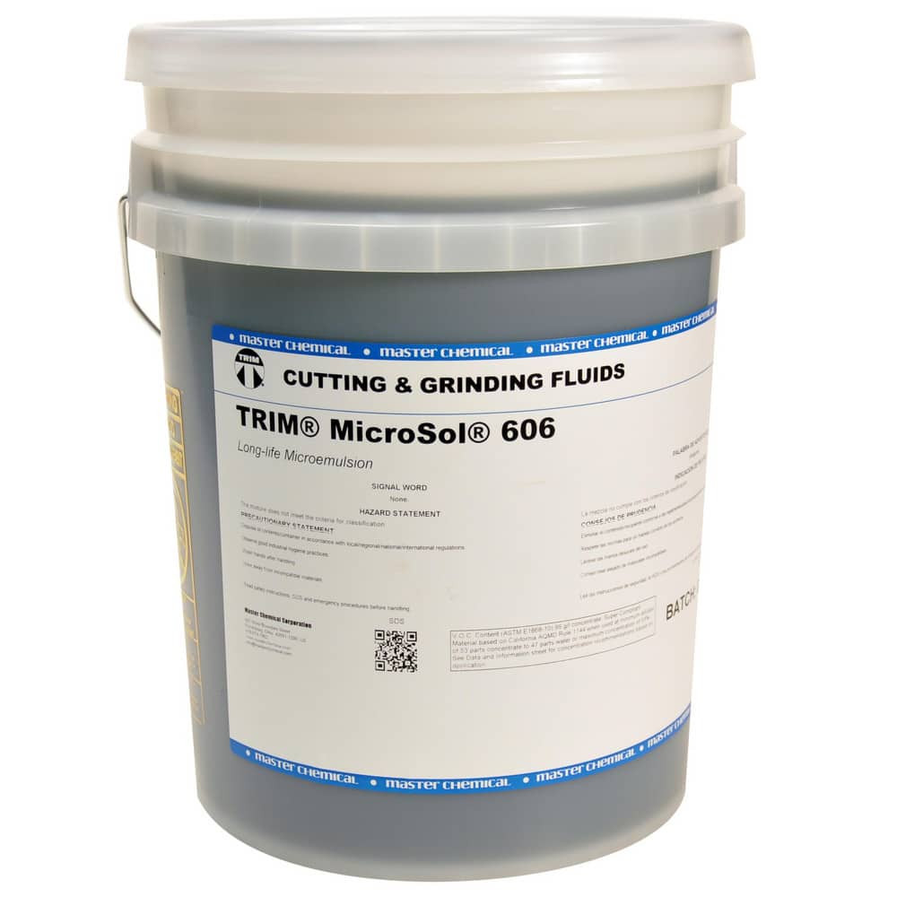 Master Fluid Solutions MS606-5G Cutting & Grinding Fluid: 5 gal Pail