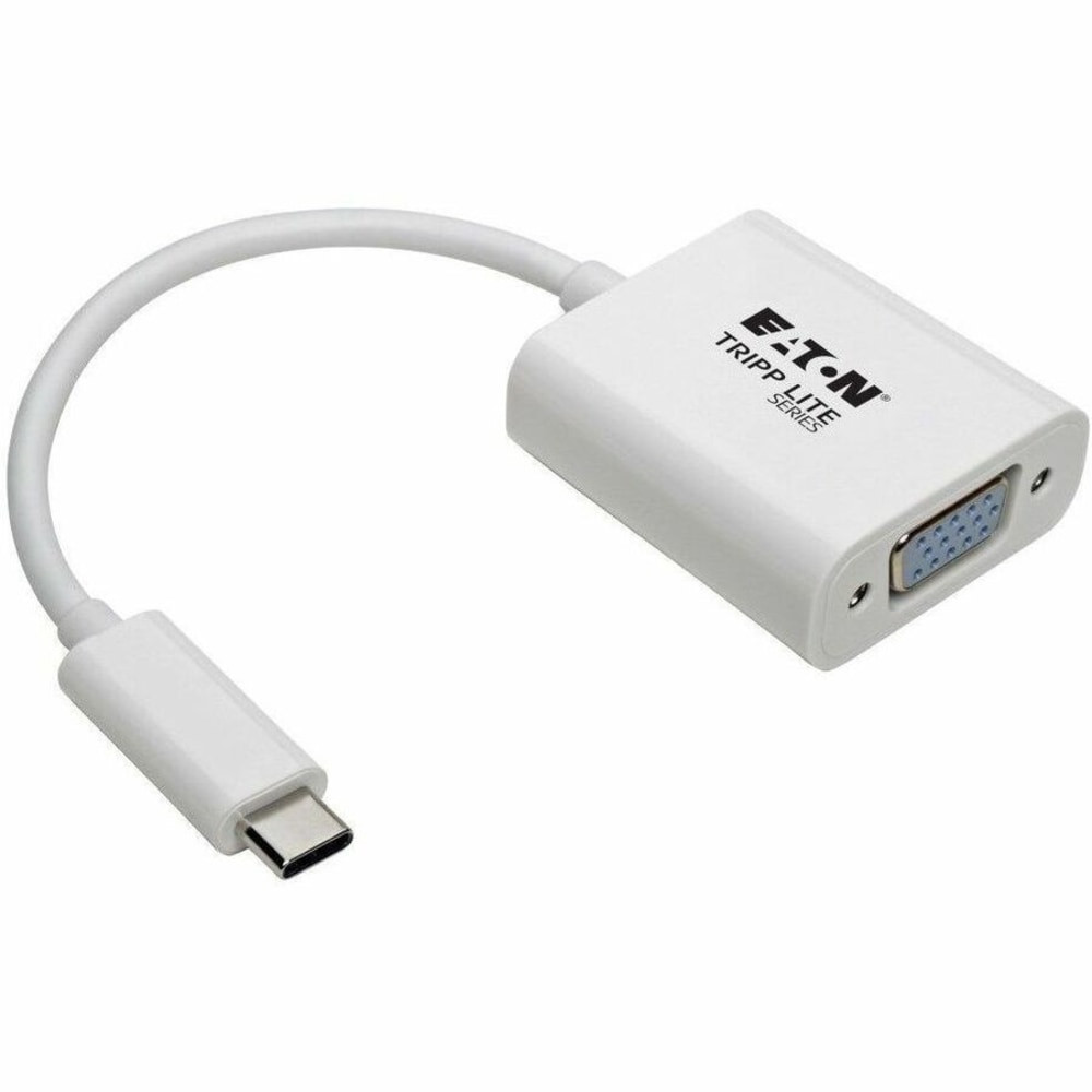 High-quality video output. Experience crisp, clear video quality with a maximum external resolution of 1920 x 1080. This adapter is perfect for presentations, movie nights, or extending your workspace, providing vibrant visuals at a 60 Hz V-Sync rate.  Seamless compatibility. Designed to bridge the gap between your USB-C device and VGA displays, this adapter supports PC compatibility, ensuring a smooth connection with various devices without the need for additional drivers.  Durable and compliant. Built to last, this adapter adheres to RoHS standards, ensuring not only longevity but also a commitment to environmental responsibility. Its USB-powered feature means no external power source is required, making it an efficient and portable solution for your video output needs.